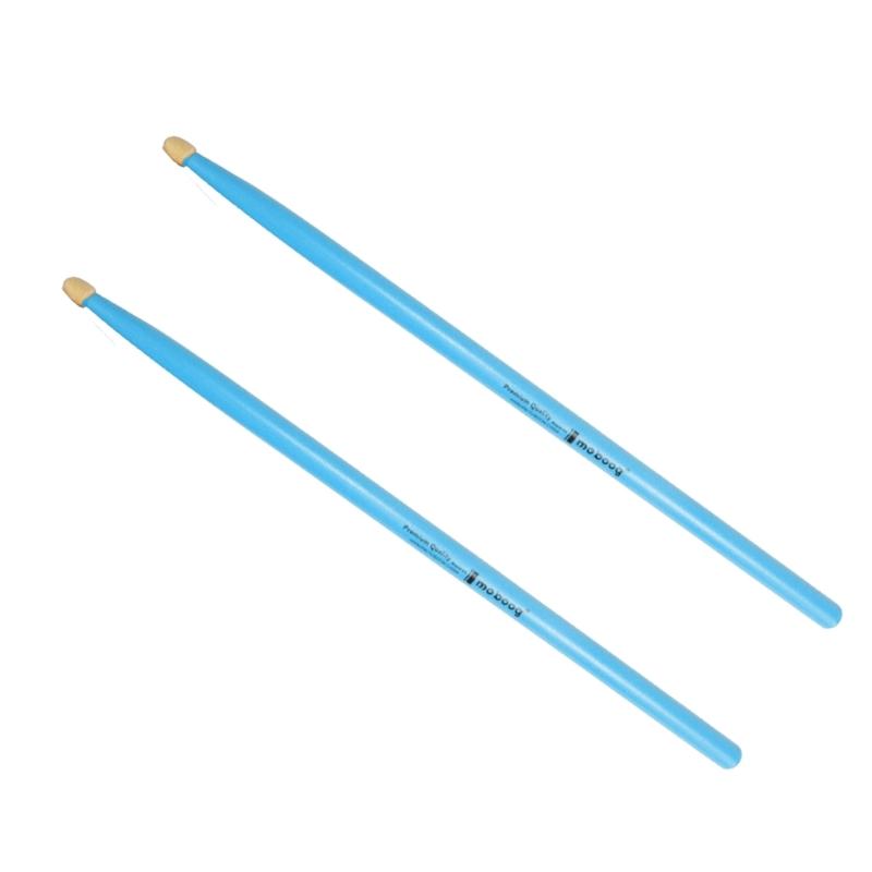 1 Paire de baguettes de batterie antidérapantes 5A/7A en érable pour débutant, étudiant, adulte