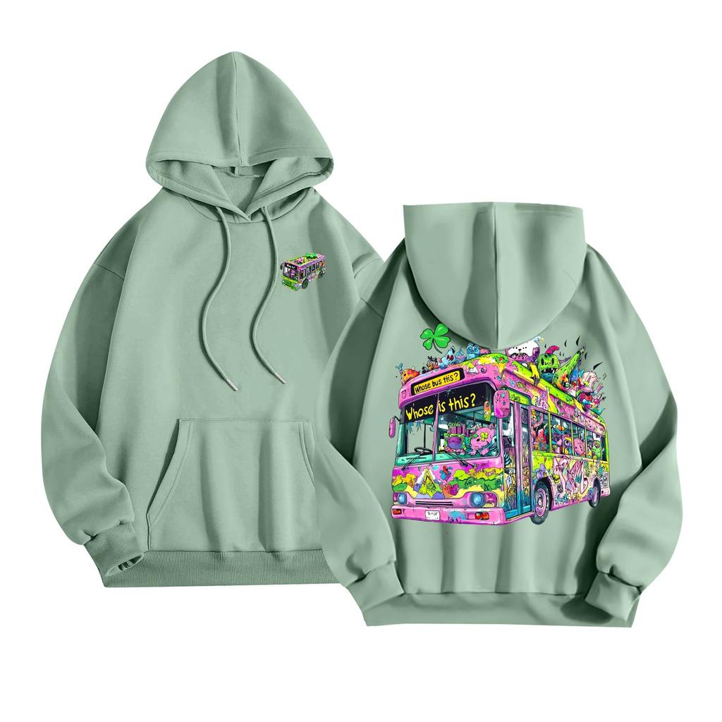 Women's Fashion Lightweight Long Sleeve Pullover With Pockets  Hoodie