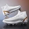 Sneakers Men's High Top Spikes Competition 47 Artificial Grass Large Size Foot Length Students Broken Nails Soccer Shoes Teens