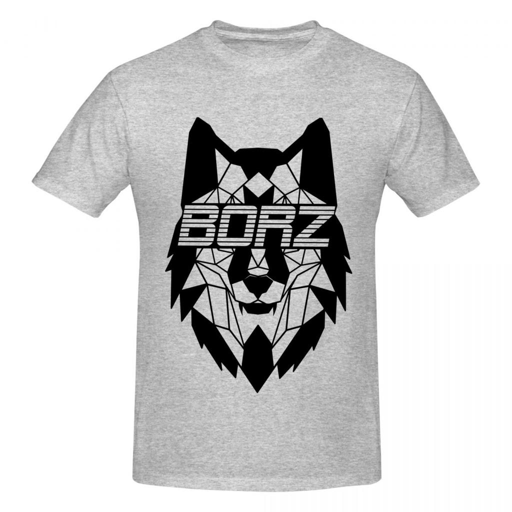 Unisex Chechen Borz Wolf Trendy T Shirt Streetwear Plus Size Cotton Crewneck Sleeve Unisex T Shirt