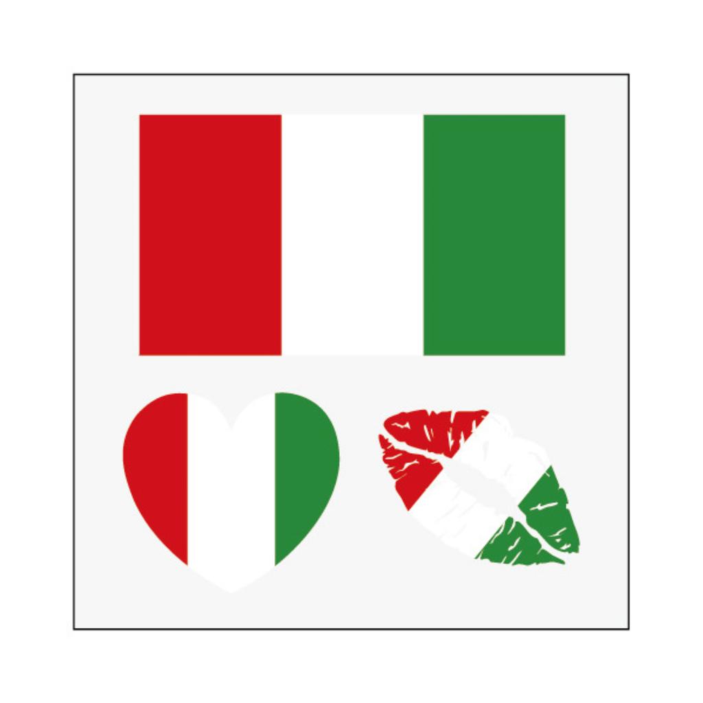 Flag Football Fan Tattoos/Face Stickers, Event Cheering Props, Suitable For Adults And Children.