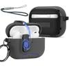 For Airpods Pro 3 Magnetic Lock Case with Kickstand & Lanyard Shockproof Protector Case for Apple AirPods Pro 3rd Cover