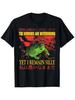 [ Cotton Frog Print Tee] Japanese Frog Print Cotton T-Shirt - 1pc Casual Crew Ne