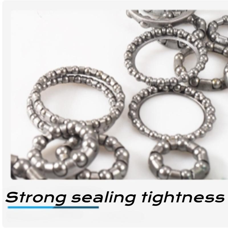 2PCS Bicycle Front Fork Ball Bearing Group Mountain Bike Bead Front Middle and Rear Axle Integrated Ball Frame Bearings