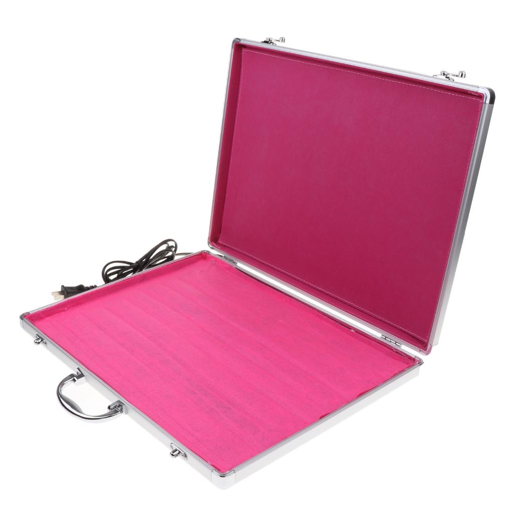 Portable Massage Stone Heater Case Heating Box Electric Spa Hot Stones Massage Stones Warmer Set Tool Relieve Stress Back Pain