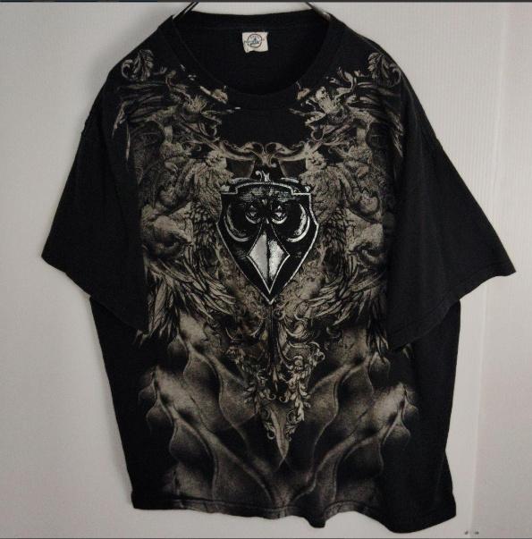 Baibao QIQI Vlooienmarkt Affliction T-shirt Man Y2K Vintage Jongen Straatmode Gotisch Oversized Korte Mouwen Top 5XL