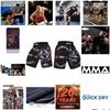 MMA Muay Thai Kickboxen Boxen Casual Shorts Gym Sport Unisex Männer Frauen Fitness Workout Quick Dry Print Elastische Taille Fitness Training