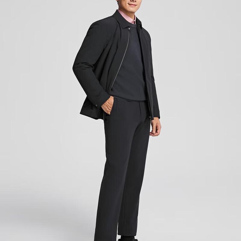 

Youngor Men s Padded Business Stand Collar Jacket M 170/92A