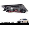 NJSBYL Smoke Lens White Full LED Front Side Marker Light Kit for 2012 2013 2014 Mercedes Benz Pre-LCI W204 LCI C250 C300 C350 C63 AMG Coupe Base