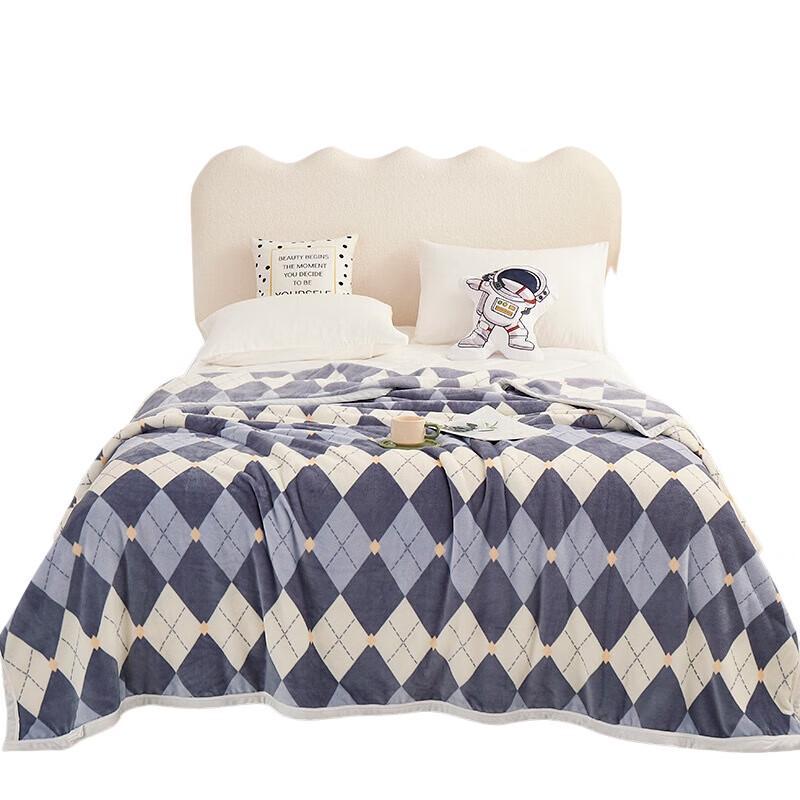 Yalu Snow Mink Fleece Blanket