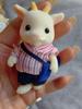 Non-Toxic Original Forest Animal Family 1:12 Dollhouse Furniture Mini Rabbit Bear Dog Cat Pets Dolls Figure Toy Dolls Kids Gifts