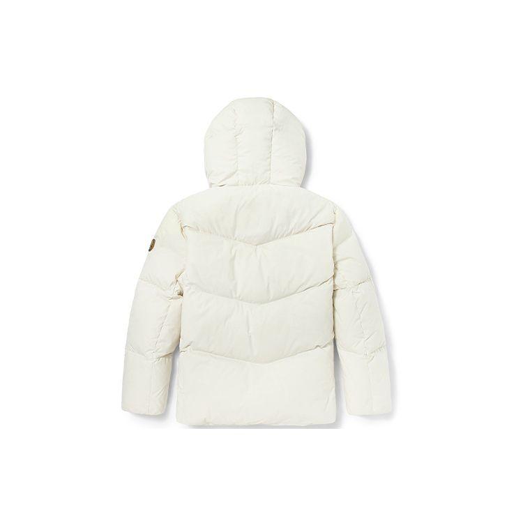 Timberland Warm Sports Hooded Down Jacket Men Jacket White-Sand A2G9G-BH7