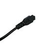 Black 1.1m US 3-Pin Plum Blossom Power Cord with C5 Interface for Laptops & Mobile Devices
