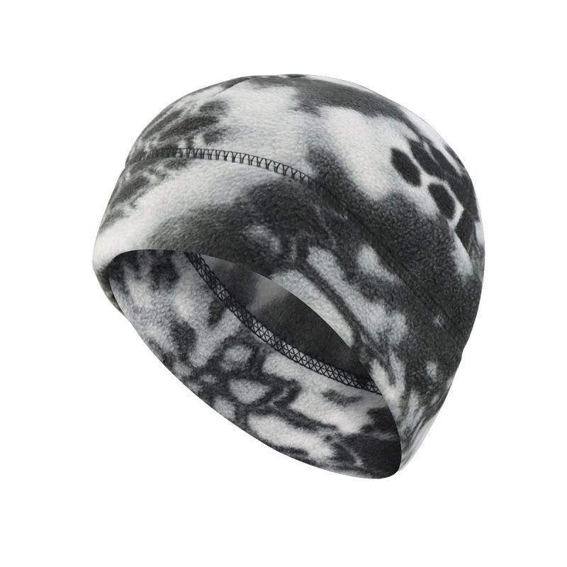 Winter Fleece Camouflage Ski Hat with Ear Protection
