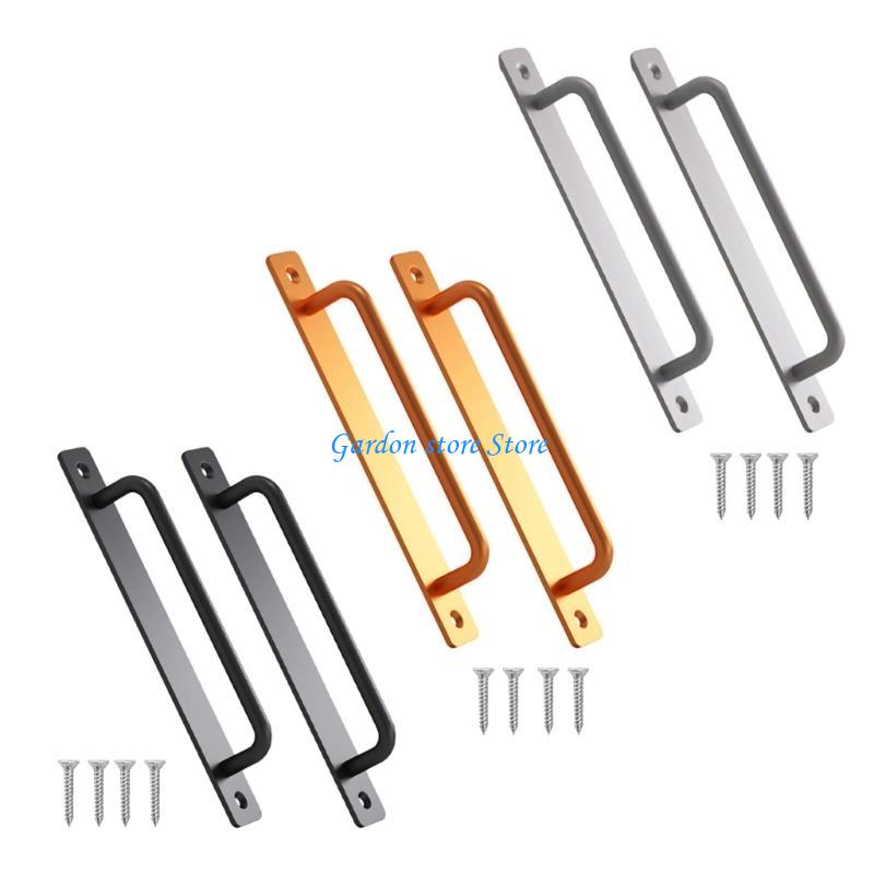 B0KB 2pcs Sliding Door Handles for Enhancing Home Aesthetics and Functionality