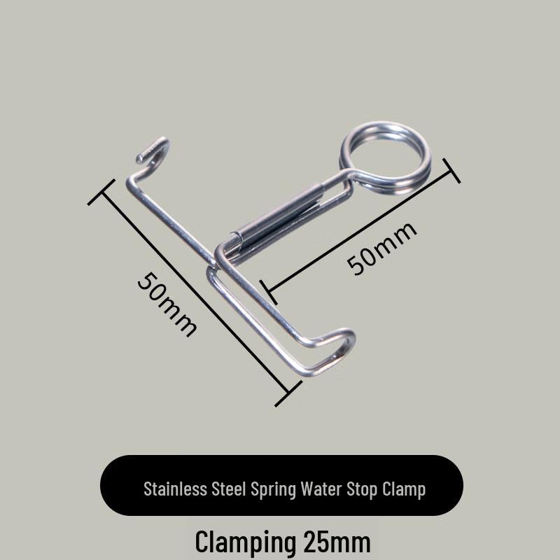 304 Stainless Steel Spring Water Stop Clips