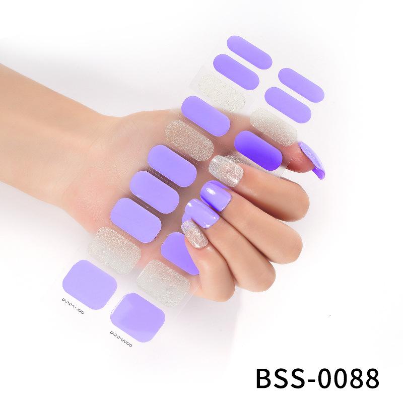Gel Manicure Stickers Baked Light Phototherapy Nail Stickers Cured Manicure Stickers