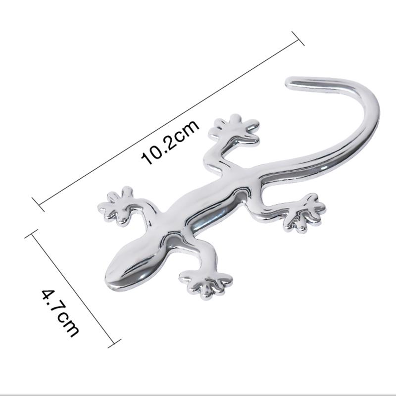 Kreativer Eidechse Gecko Autoaufkleber 3D Metallemblem Abzeichen Auto Motorrad Styling Aufkleber Decals Tier Dekoration Auto Zubehör