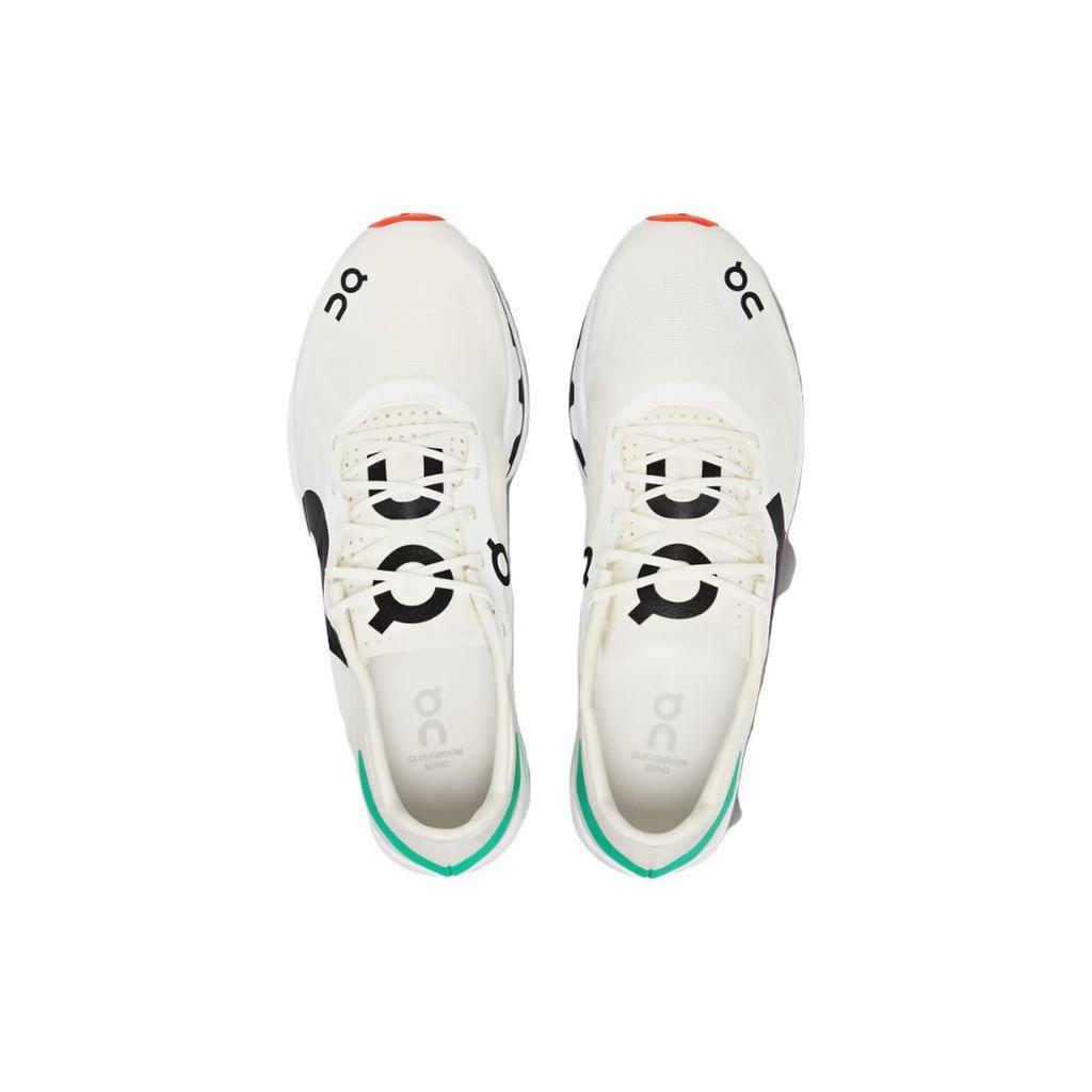On Cloudboom Cushioning Slip Resistant Abrasion Resistant Low top Casual Running Shoes Men's White Green 57.98257