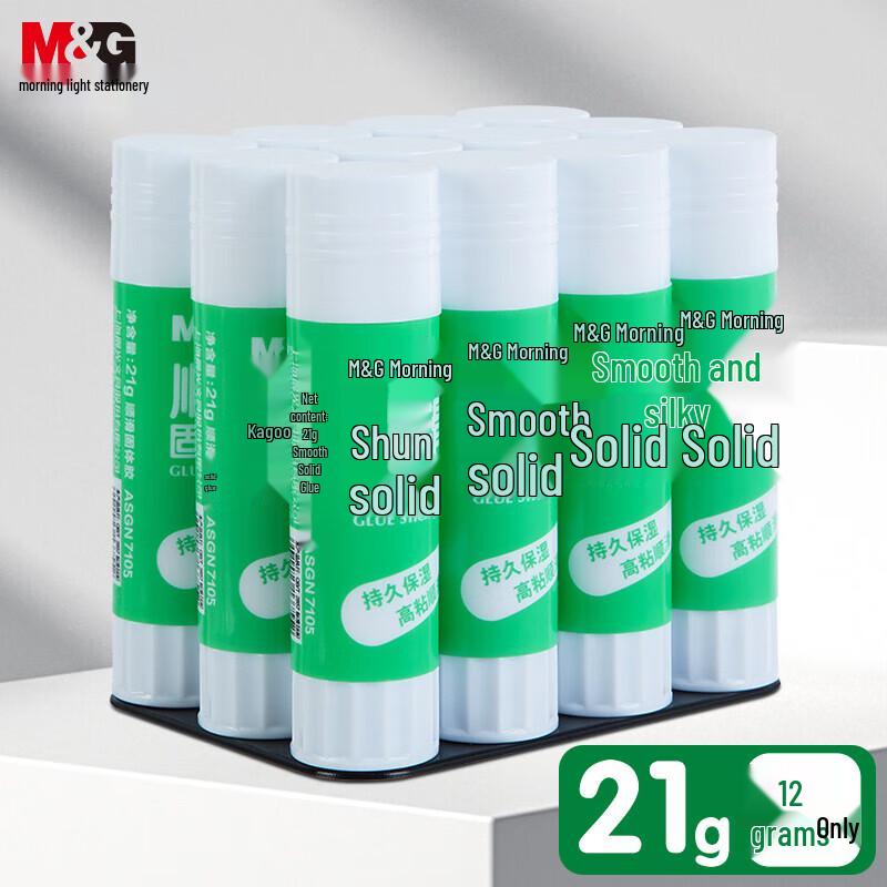 Chenguang Smooth Solid Glue Sticks 21g (12-pack)