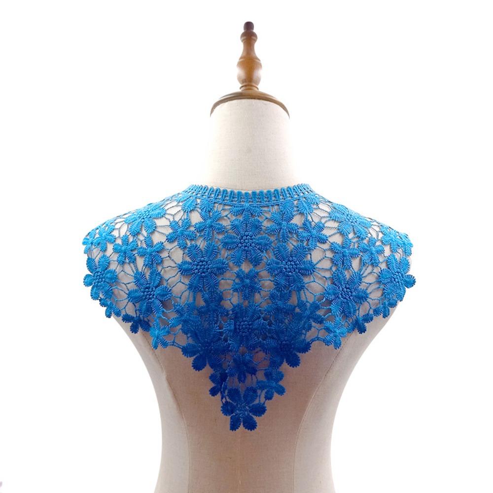 Lace Fabric Hollow Neckline Fashion Shawl Vest Exquisite Fake Neckline Collar  Feminine Decorative