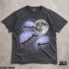 Three Deep Sea Isopod Moon Shirt, Funny 90s Vintage Aesthetic Giant Isopod Tee, Retro Comfort Colors® Bathynomus Top, Ironic Wolf Moon Tee
