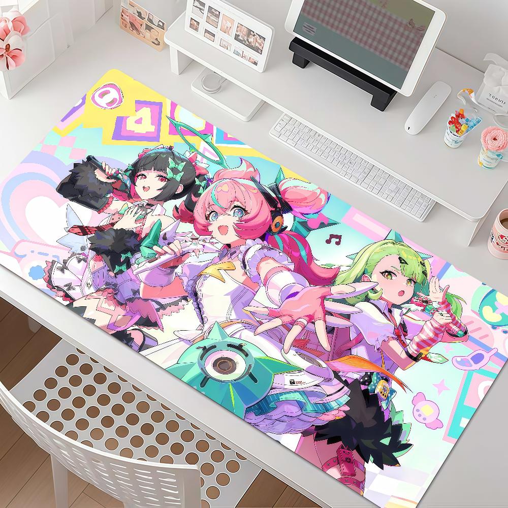 Game Zenless Zone Zero Angels Of Delusion Mouse Pad Anti Slip Rubber Edge Locked Thickened Laptop Gaming Desk Mat