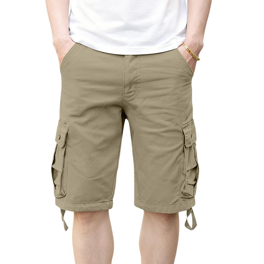 Men's Casual Workwear Multi-Pocket Shorts
