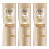 Lotion Auto-Bronzante Nourrissante Dove Visible Glow Pour Peau Claire À Moyenne, 3x400ml
