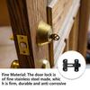 Stainless Steel Gate Latch Portable Detachable Anti-lost Anti-corrosive Household Restaurant Cafe Bedroom Door Lock Hardware