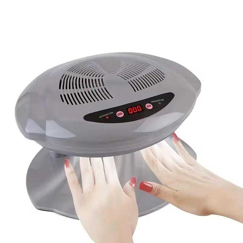 YIKOOLIN Nail Fan Dryer For Regular Nail Polish Hot Cold Nail Dryer Fan Nail Dryer Nail Art Polish Machine For Fingernail Toenai