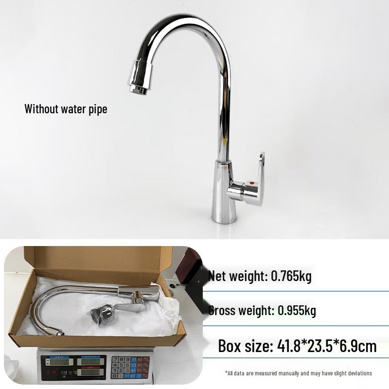 TLXT Kitchen Wall-Mounted Single Cold Water Faucet