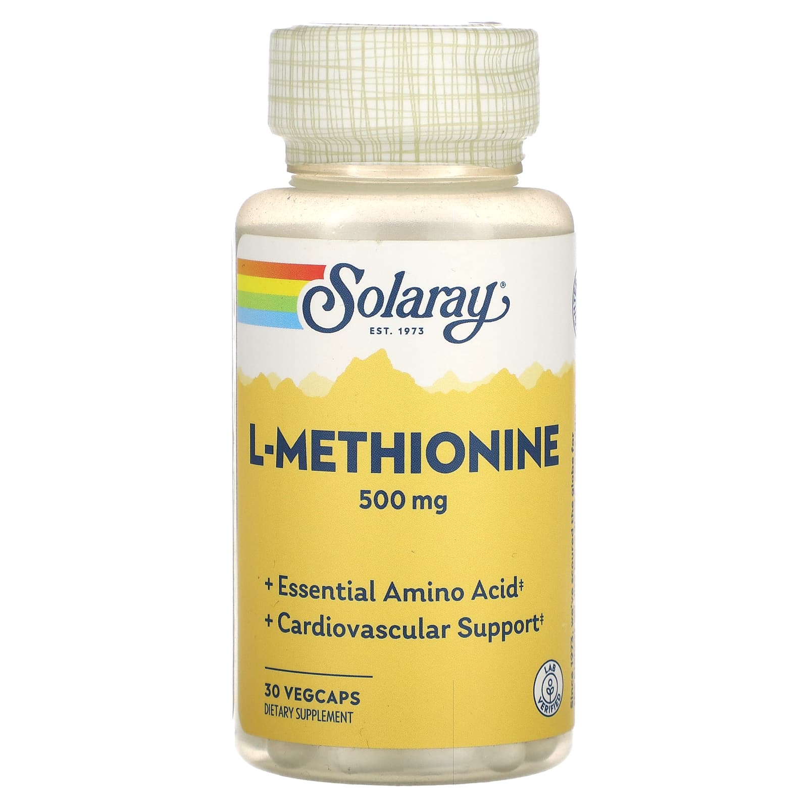 

L-Methionine, 500Mg, 30 Veggie Caps