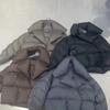 Jaqueta Puffer de Inverno Feminina Casaco Curto de Penas Streetwear Parkas Quentes Mangas Outwear