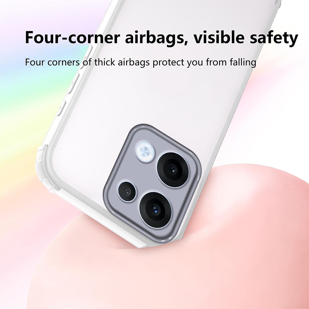 Luxury Shockproof Transparent Phone Case For Oppo A6 Pro A5 Pro A5X A3 A3X A40 A60 A80 A98 A58 A38 A79 Clear Soft Bumper Cover
