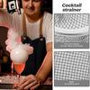 10Pcs Double Screen Filter Cocktail Smoker Screen Mini Mesh Bowl Screen Filter for Whiskey Smoker Easy Install