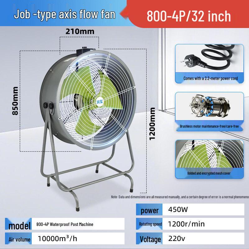 Runxi SF Low Noise Axial Flow Fan 220V/380V Industrial Cooling & Ventilation Fan