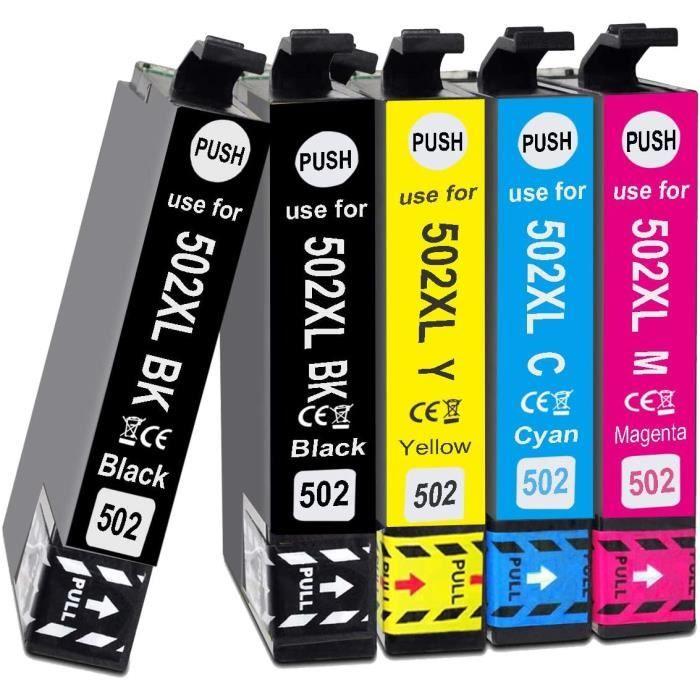 CARTOUCHE IMPRIMANTETeland 502XL Cartouches dencre de rechange Epson 502XL compatibles avec Epson Expression Home XP5100 Imprima532