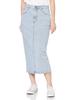 Lee Stretch Denim Long Light LL2725 Women's Skirt, Blue,