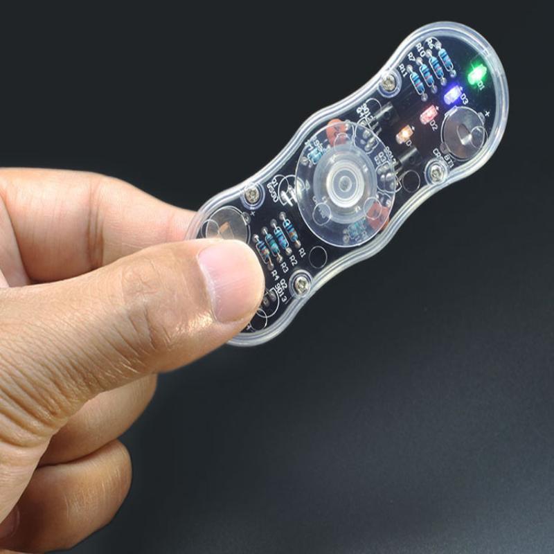 LED Rotující Gyroskop DIY Kit SMD Pájení POV Rotace Barevná Dioda Světelný Tréninkový Gyroskop Kit Sada pro Pájecí Praxi