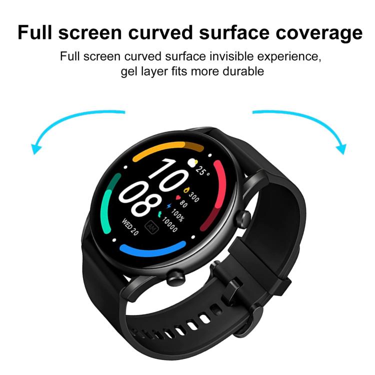 5 PCS PMMA Composite Soft Screen Protector For Xiaomi Haylou RT2 LS10, HD Clear Abrasion Resistant Sensitive Touch Easy Install Watch Protective Film