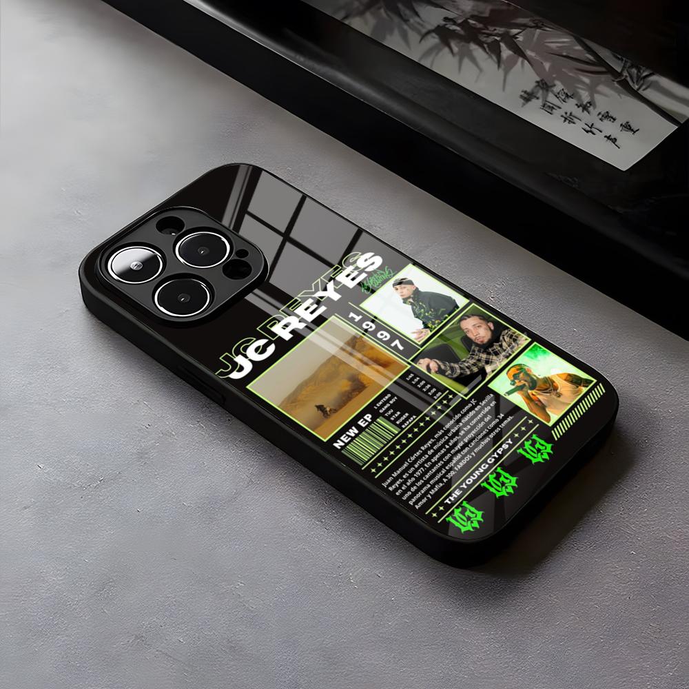 Rapper J-JC Cool Reyes Hot Phone Case For IPhone 17 Pro Max 16 15 14 Pro Max 13 11 X Xs Xr 8 7Plus Glass Cover