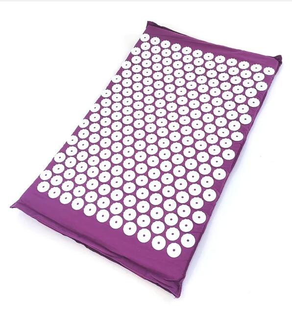 Yoga Acupoint Massage Pad Neck, Back, and Foot Massage Household Massger Pillow For Home Purple