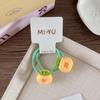 Cute Cartoon Children's Fruit Elastic Band, Girls' Summer Braided Hair, Candy-colored Hair Tie and Hair Band, Princess Hair Tie and Hair Accessory