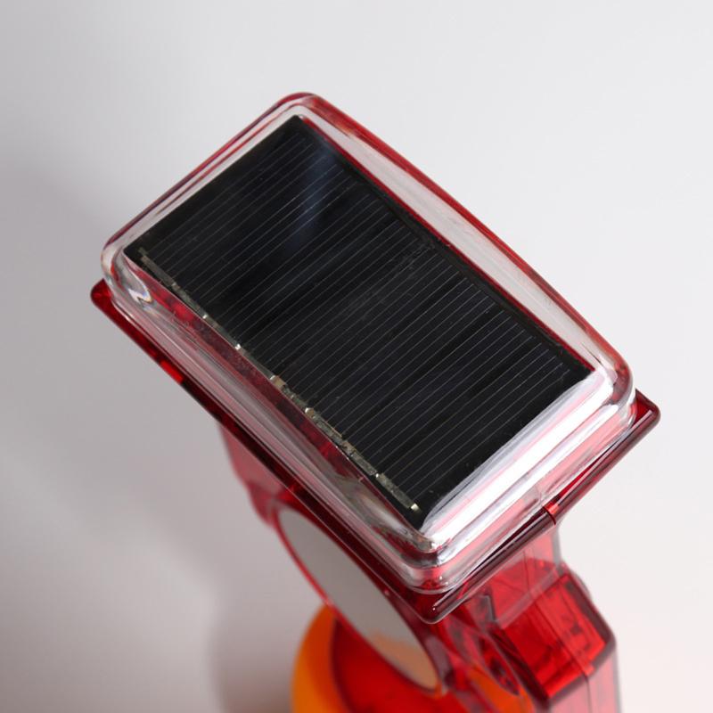 Emergency Light Flashing Lights Strobe Waterproof Solar Outdoor Plastic Signal Warning Lamp Highway Signal Lamp