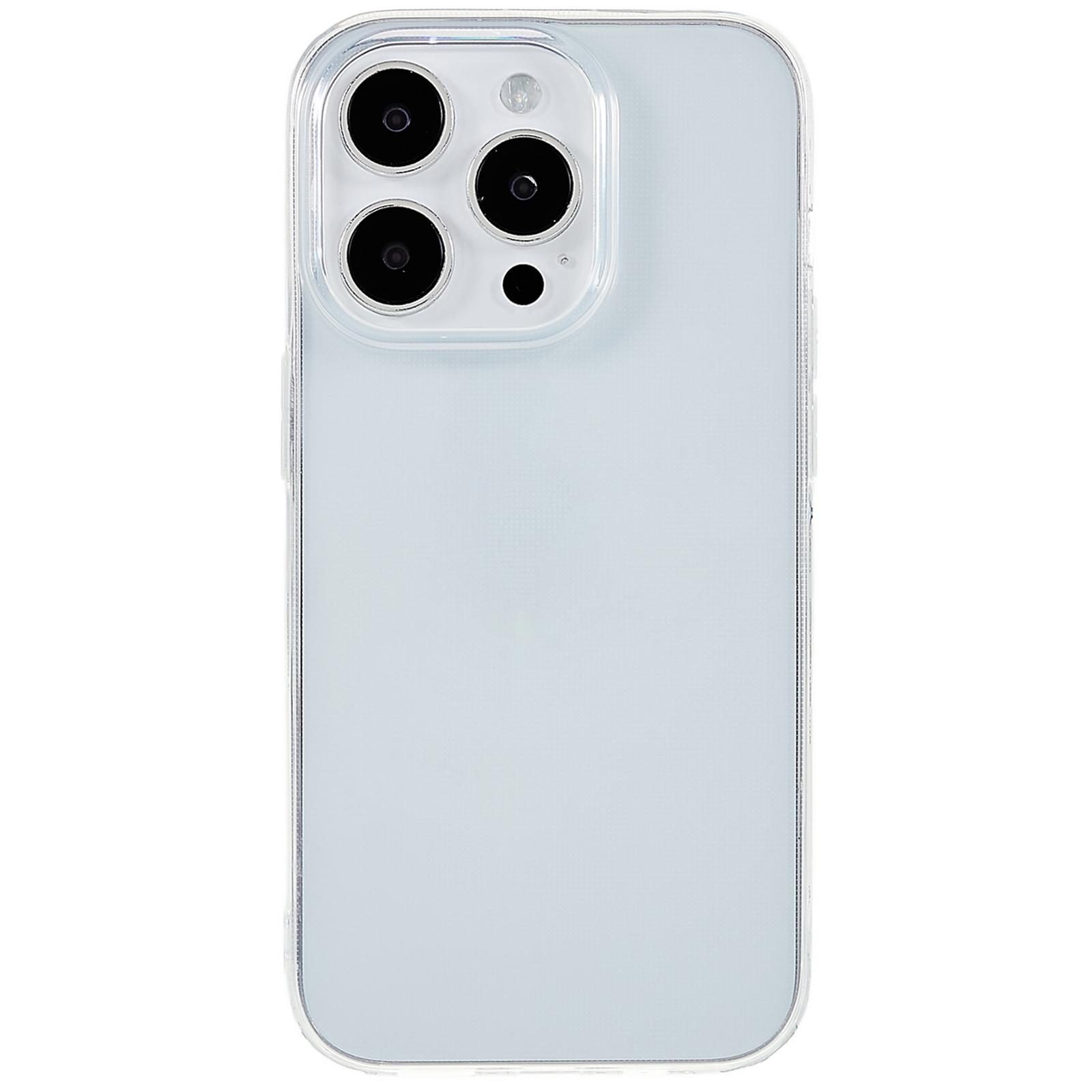 

For iPhone 16 Pro Max Clear Case Watermark-Free 2.0mm TPU Phone Cover A