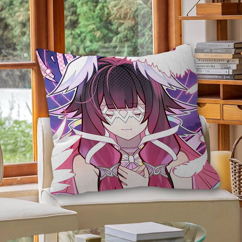 Genshin Impact Columbina Cushion Cover Polyester Sofa Cushions Decorative Throw Pillows Home Decoration Pillowcover