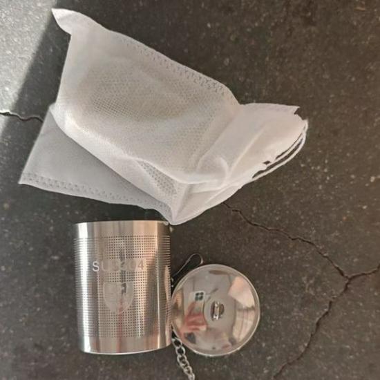 Detachable 304 Stainless Steel Tea Infuser & Strainer - Washable Tea Leaves Filter & Slag Separator for Easy Brewing
