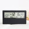 Digital Clock Multifunctional Temperature Display Mute Modern Desk LCD Electrical Alarm Clock for Office