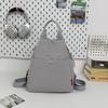 Schoolbag trendy brand casual backpack new multi-functional lightweight simple small backpack solid color commuter outdoor travel messenger bag